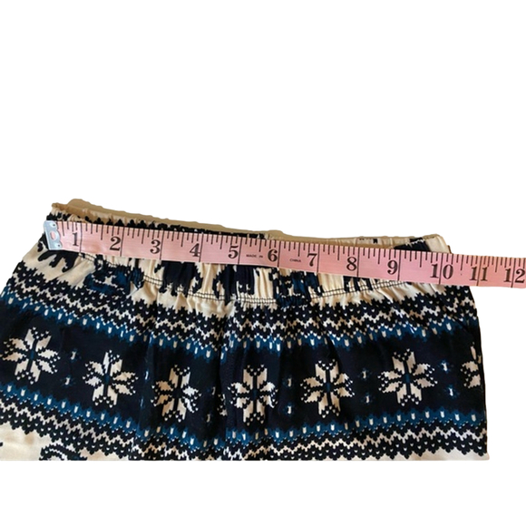 Women's Leggings One Size Black/White/blue Christmas - Picture 3 of 7